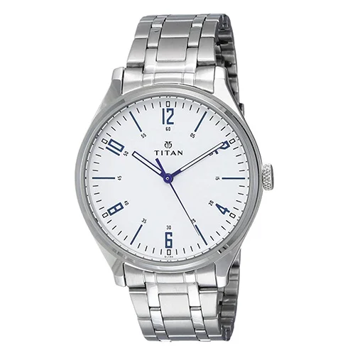 Superb Titan Neo Iv Analog White Dial Mens Watch