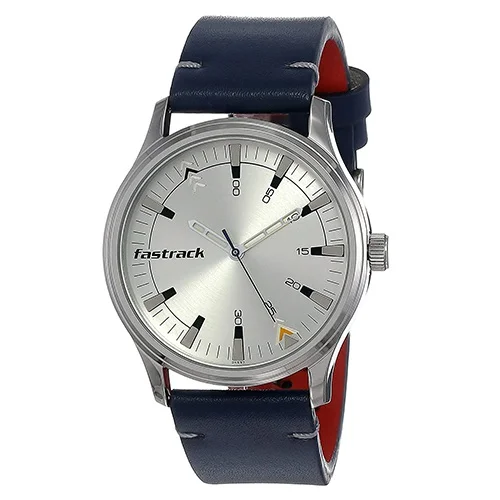 Exclusive Fastrack I Love Me Valentine Special Analog Silver Dial Mens Watch
