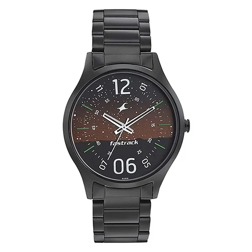 Mesmerizing  Space Analog Brown Dial Mens Watch