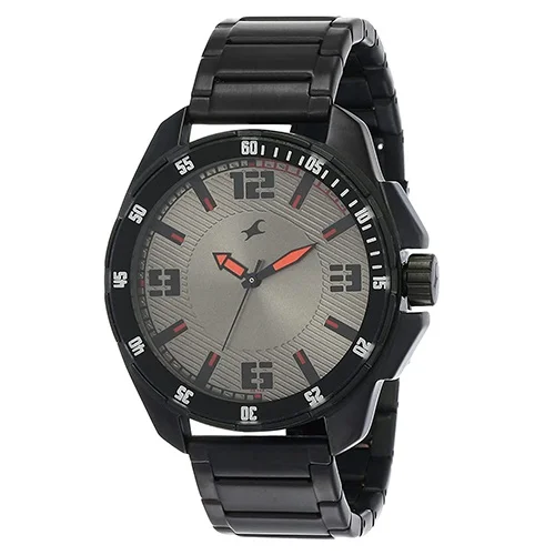 Superb Fastrack Analog Grey Dial Mens Watch