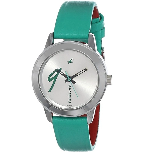 Classic Fastrack Tropical Waters Round White Dial Analog Ladies Watch