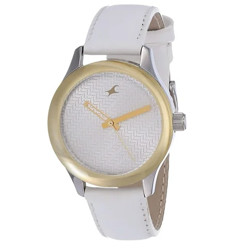 Designer Fastrack Monochrome Analog Ladies Watch