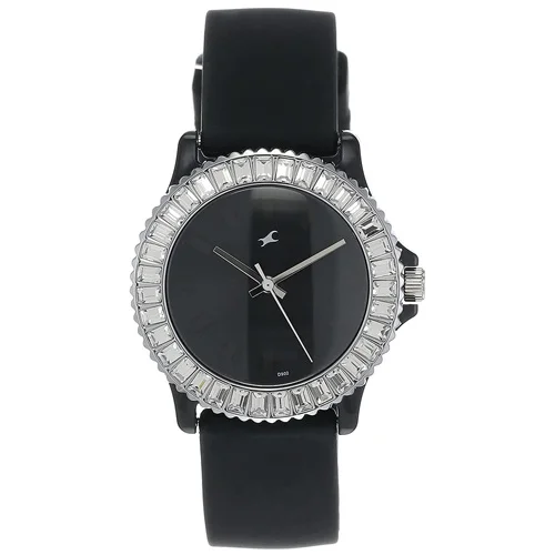 Outstanding Fastrack Beach Black Dial Ladies Analog Watch