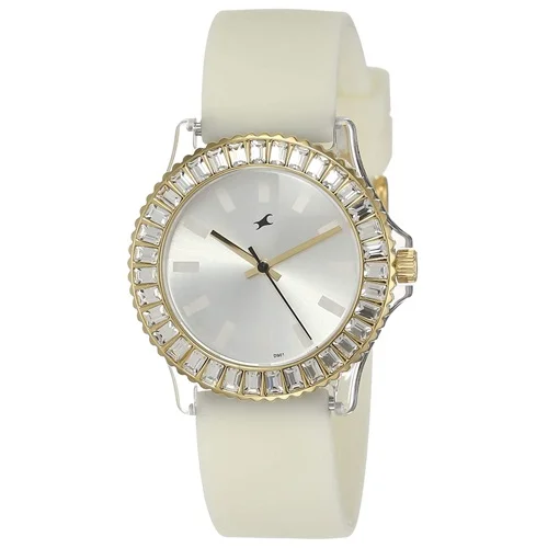 Exclusive  Hip Hop Silicone Strap Ladies Analog Watch