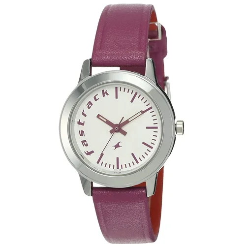 Splendid Fastrack Fundamentals White Dial Womens Watch