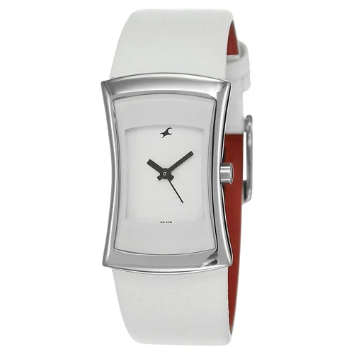 Stylish Fastrack Fits and Forms Analog White Dial Womens Watch