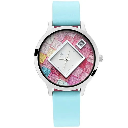 Dashing  x Fit Out Blue Dial Waterproof Womens Watch