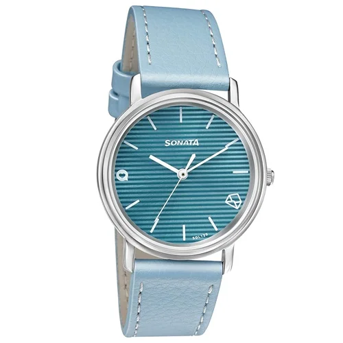 Dashing Sonata Play Analog Blue Dial Womens Watch