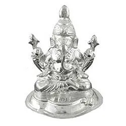 Remarkable Silver Ganesh Idol
